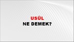 Usül 