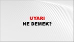 Uyarı 