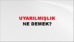 Uyarılmışlık 