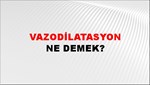 Vazodilatasyon 